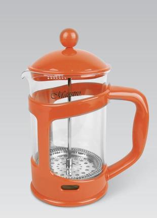 Френч-пресс для чая и кофе 1000мл maestro mr-1665-1000 чайник заварник с прессом стеклянный7 фото
