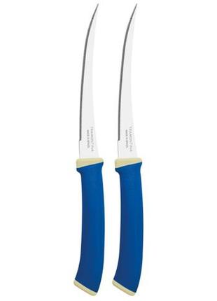 Наборы ножей tramontina felice blue нож д/томатов 127мм 2шт (23495/215) tzp137