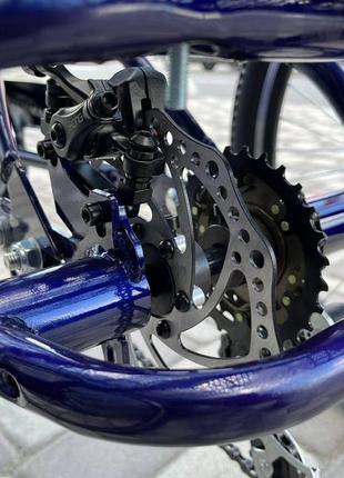 Триколісний електровелосипед 24" cubic-bike liman blue 500w 10.4 ah 48 v7 фото