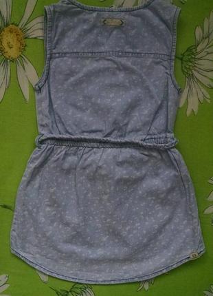 Джинсовый сарафан,платье для девочки  4-5 лет4 фото