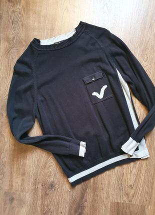 Чорний джемпер чоловічий светр розмір м