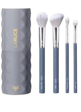 🇺🇸 набір пензлів для макіяжу у футлярі laruce christine makeup brush set4 фото