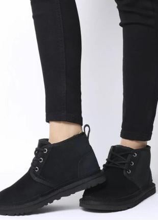 Ботинки теплые ugg neumel black9 фото