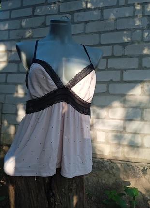 Топ майка з мереживом