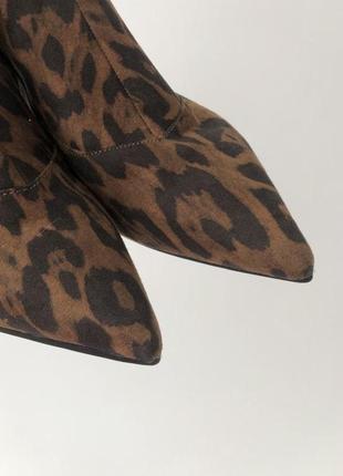 Ботінки черевики леопардовий принт3 фото