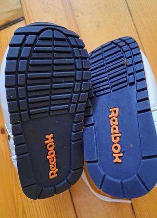 Детские кожаные кроссовки для малышей reebok 19-19,54 фото