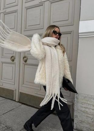 Шарфик,шарф кашемировый,пушистый,тёплый,длинный зимний шарфик
