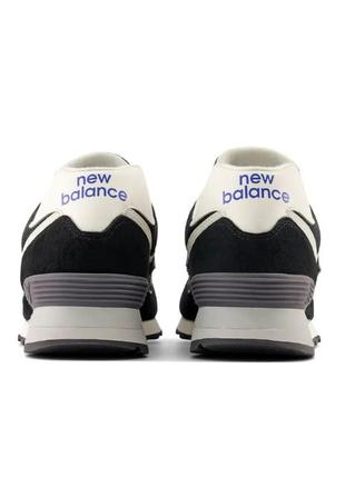 Оригинальные 🇺🇸 кроссовки new balance 574 blackwhite2 фото