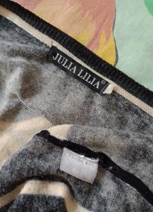 Julia lilia.узорная кофта/реглан с бисером на большую грудь2 фото