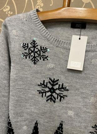 Очень красивый и стильный брендовый вязаный свитер 22.9 фото
