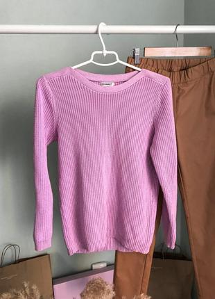 Лавандовый сиреневый фиолетовый свитер кофта