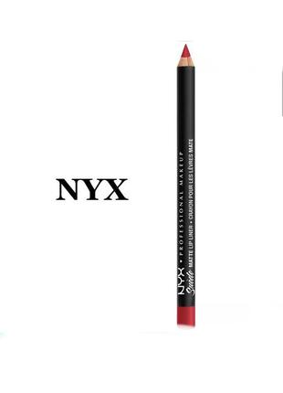 Матовий олівець для губ nyx1 фото