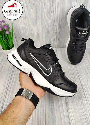 Мужские кроссовки nike air monarch thermo black white