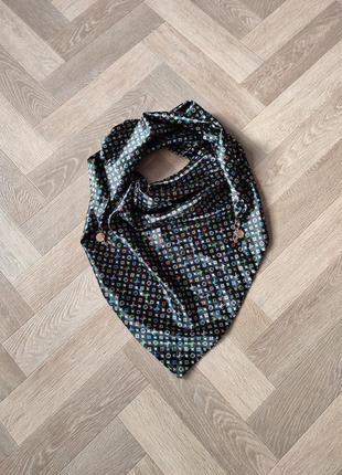 Шелковый шарф платок треугольник