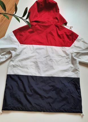 Стильна куртка вітровка в стилі tommy hilfiger, розмір l /xl7 фото