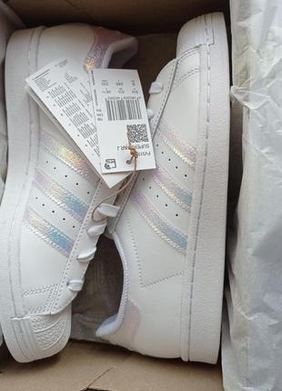 Жіночі кеди adidas superstar 38 25см