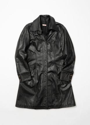 Max&co leather coat  жіночий шкіряний плащ