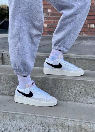 Кроссовки nike blazer low platform9 фото