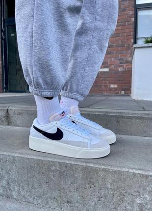 Кроссовки nike blazer low platform7 фото