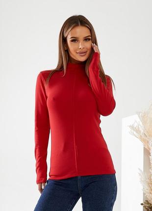 Гольф на флісі кремовий, червоний, сірий, графіт, троянда 42-465 фото