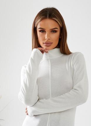 Гольф на флісі кремовий, червоний, сірий, графіт, троянда 42-467 фото