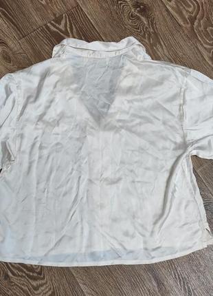 Женская шелковая блузка рубашка victoria's secret4 фото