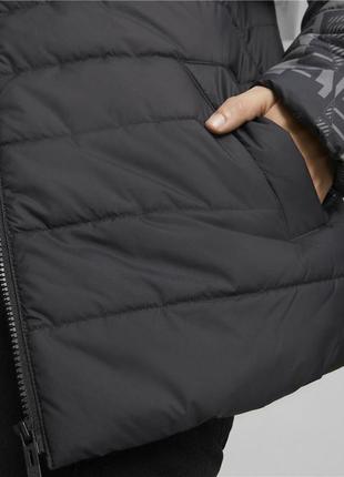 Куртка чоловіча ( оригінал) puma ess+ padded aop jacket black 849347 01.4 фото