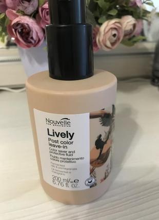 Nouvelle флюид для окрашенных волос nouvelle lively post color leave-in fluid