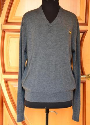 Шерстяной пуловер lyle scott 9