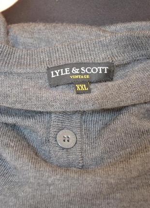 Шерстяной пуловер lyle scott 7