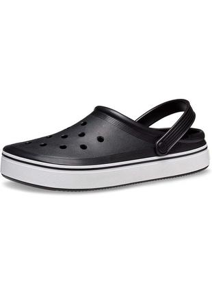 Кроксы черные crocs off court black