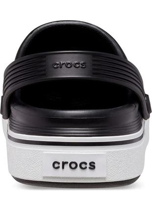 Кроксы черные crocs off court black5 фото