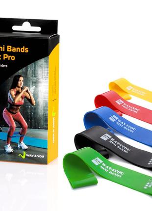 Набір еспандерів mini bands set pro (5 шт.)