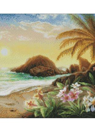 Алмазная мозаика "вечер в раю"©annasteshka идейка amo7287 40х50 см