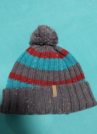 Качественная теплая стильная натуральная брендовая шапка crane1 фото