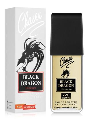 Chaser black dragon 100ml мужской парфюм1 фото