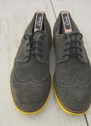 Ask the missus восхитительные замшевые туфли броги серого цвета оригинал 41 41.5 размер2 фото
