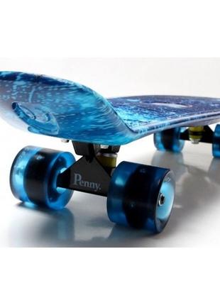 Penny board nickel 27 spice светящиеся колеса5 фото