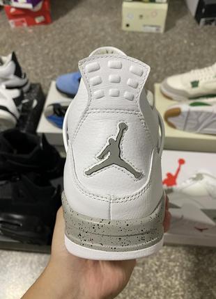 Кроссовки nike air jordan 4 retro white oreo aj4 джордан ретро орео белые оригинал4 фото