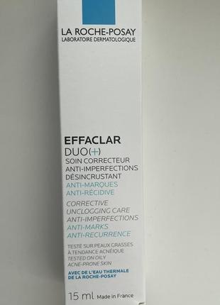 Комплексное корректирующее средство la roche-posay effaclar duo+1 фото