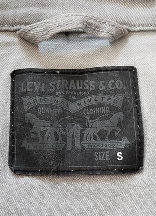 Levi's line 8 trucker jacket джинсовая куртка джинсовка оригинал (s)6 фото