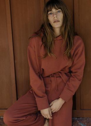 Трикотажний костюм зара zara поточна колекція