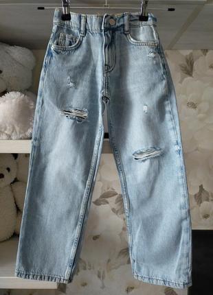 Джинси широкі 116см zara