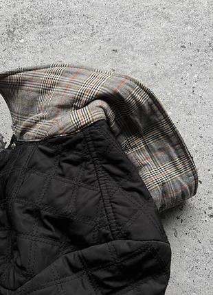 Tommy hilfiger women’s black full zip quilted jacket женская, стеганая куртка6 фото