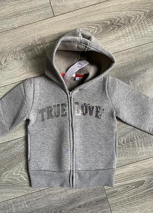 Худі утеплена с капюшоном толстовка nucleo кофта на замку курточка