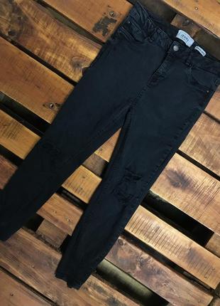 Жіночі джинси (штани, брюки) new look (нью лук лрр ідеал оригінал чорні)