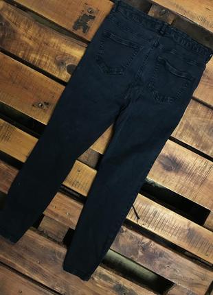 Жіночі джинси (штани, брюки) new look (нью лук лрр ідеал оригінал чорні)2 фото