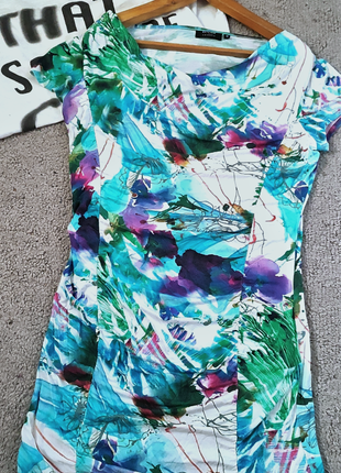 Стрейчевое платье хлопок трикотаж