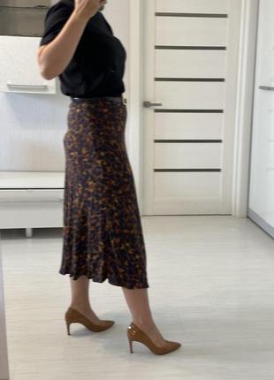 Изысканная юбка в леопардовый принт3 фото