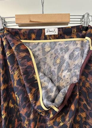 Изысканная юбка в леопардовый принт5 фото